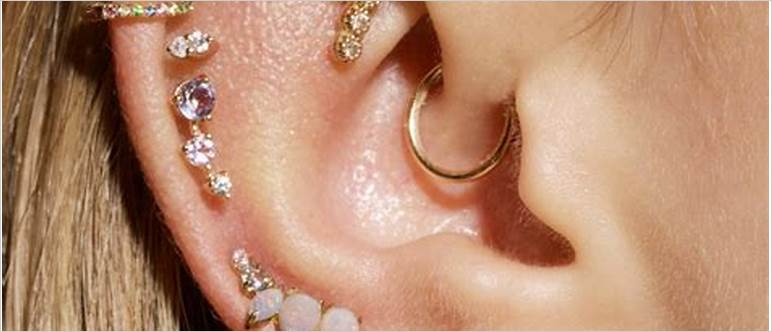4 ear piercings